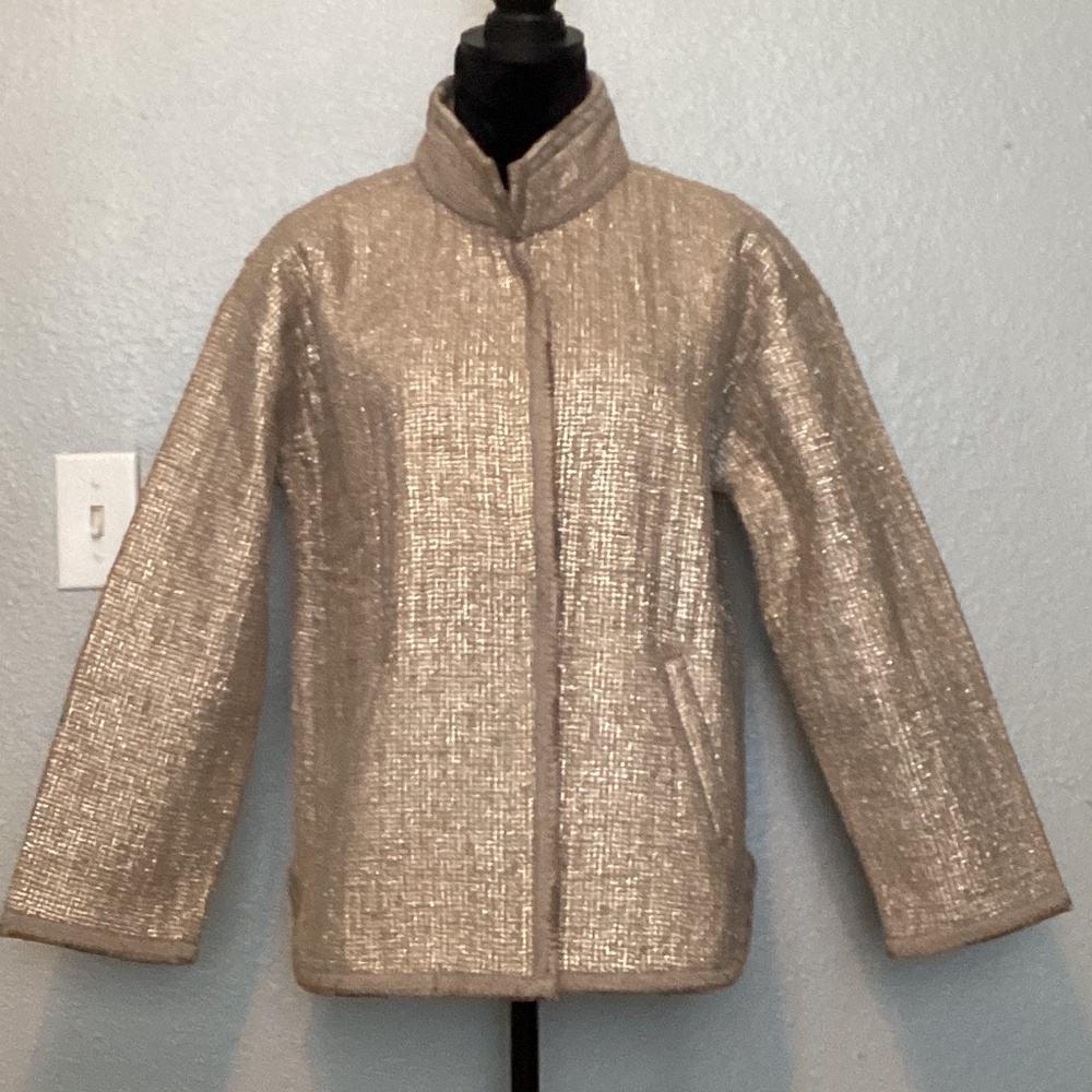 Democracy Metallic Gold Jacket NWT